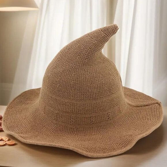 KNIT WITCH'S/WIZARD'S HAT - Picture 1 of 3